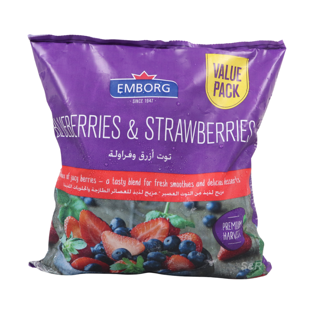 Emborg Blueberries & Strawberries Value Pack 900g